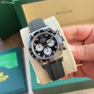 Rolex Daytona Black Dial Chronograph Steel Watch