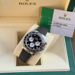 Rolex Daytona Black Dial Chronograph Steel Watch view 2