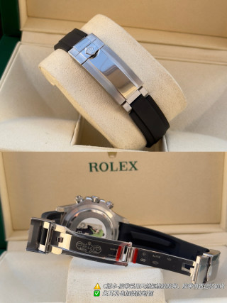 Rolex Daytona Black Dial Chronograph Steel Watch view 7