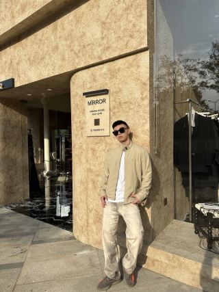Beige Casual Overshirt Jacket view 7