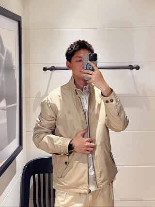 Beige Casual Overshirt Jacket view 9