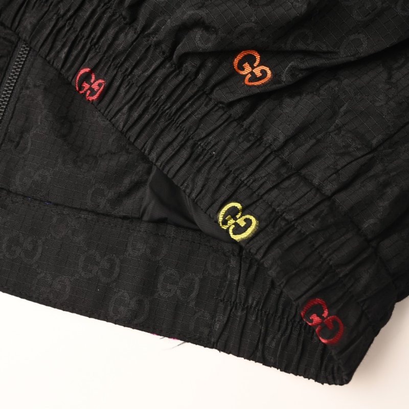 Gucci GG Monogram Black Windbreaker Jacket view