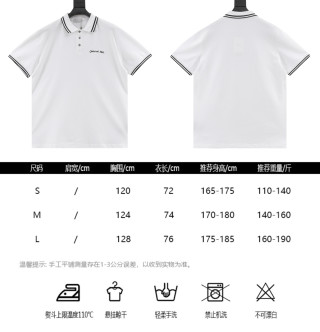 Dior Cursive Letter Embroidered Polo Shirt White view 10