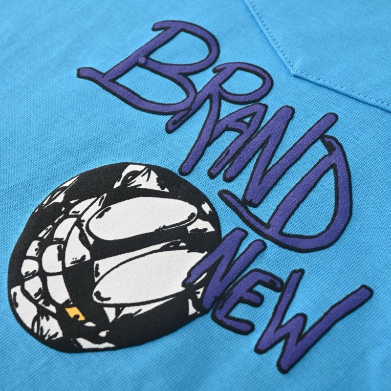 Cyan Graphic Print Short Sleeve T-Shirt view