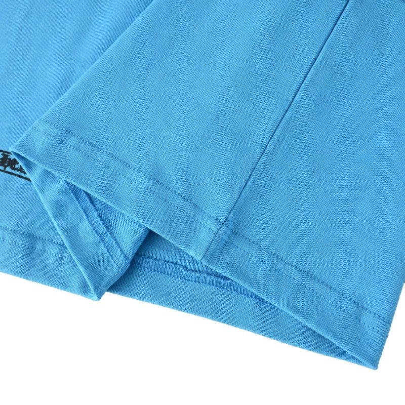 Cyan Graphic Print Short Sleeve T-Shirt view