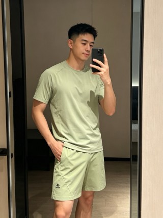 Mint Green Premium Shorts view 1