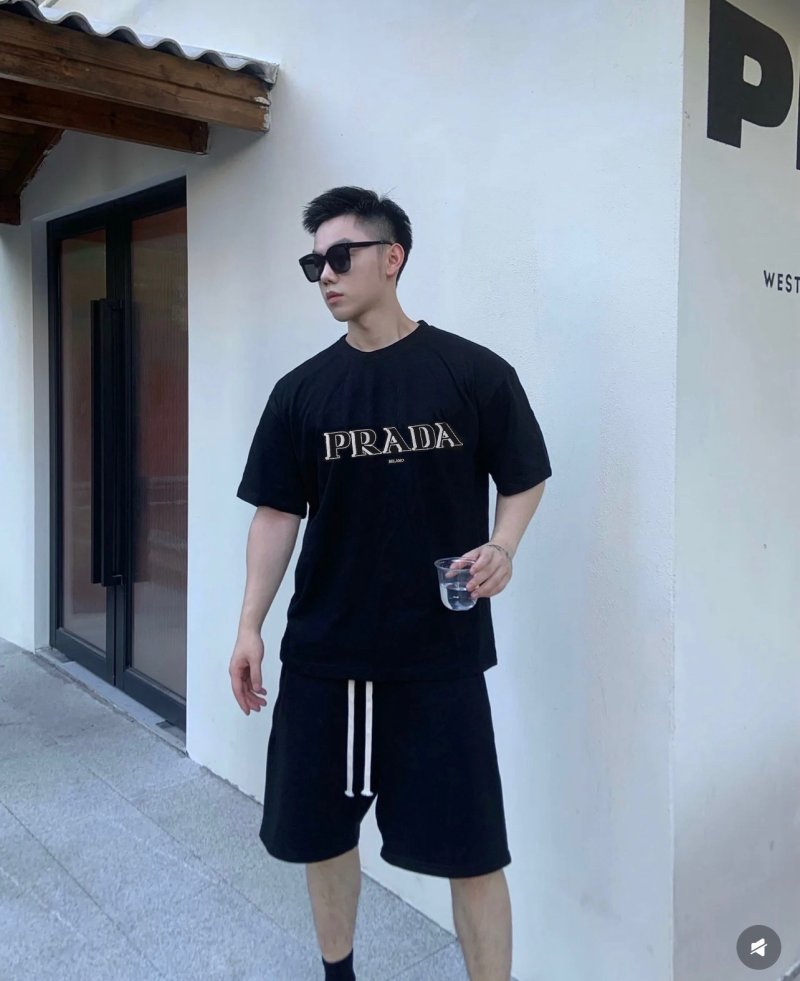 Prada Black Logo T-Shirt