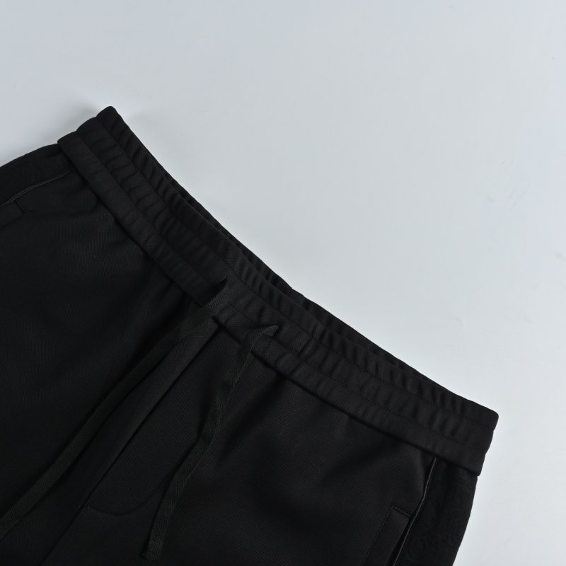 Navy Wide-Leg Trousers Premium Fit view