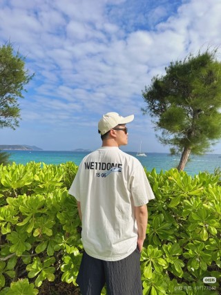 WE11DONE White Logo Print Summer T-Shirt view 7