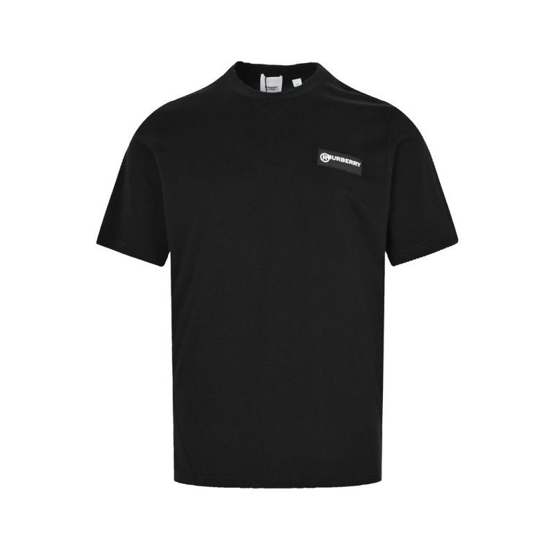 Black Short Sleeve T-Shirt with Chest Logo view