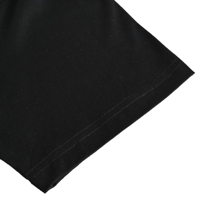 Black Short Sleeve T-Shirt with Chest Logo view