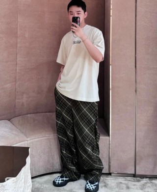 Burberry Logo Cream Short Sleeve T-Shirt view 5