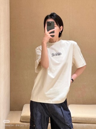 Burberry Logo Cream Short Sleeve T-Shirt view 7