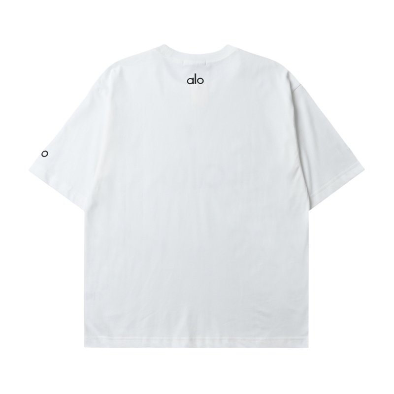 Alo White Logo T-Shirt view