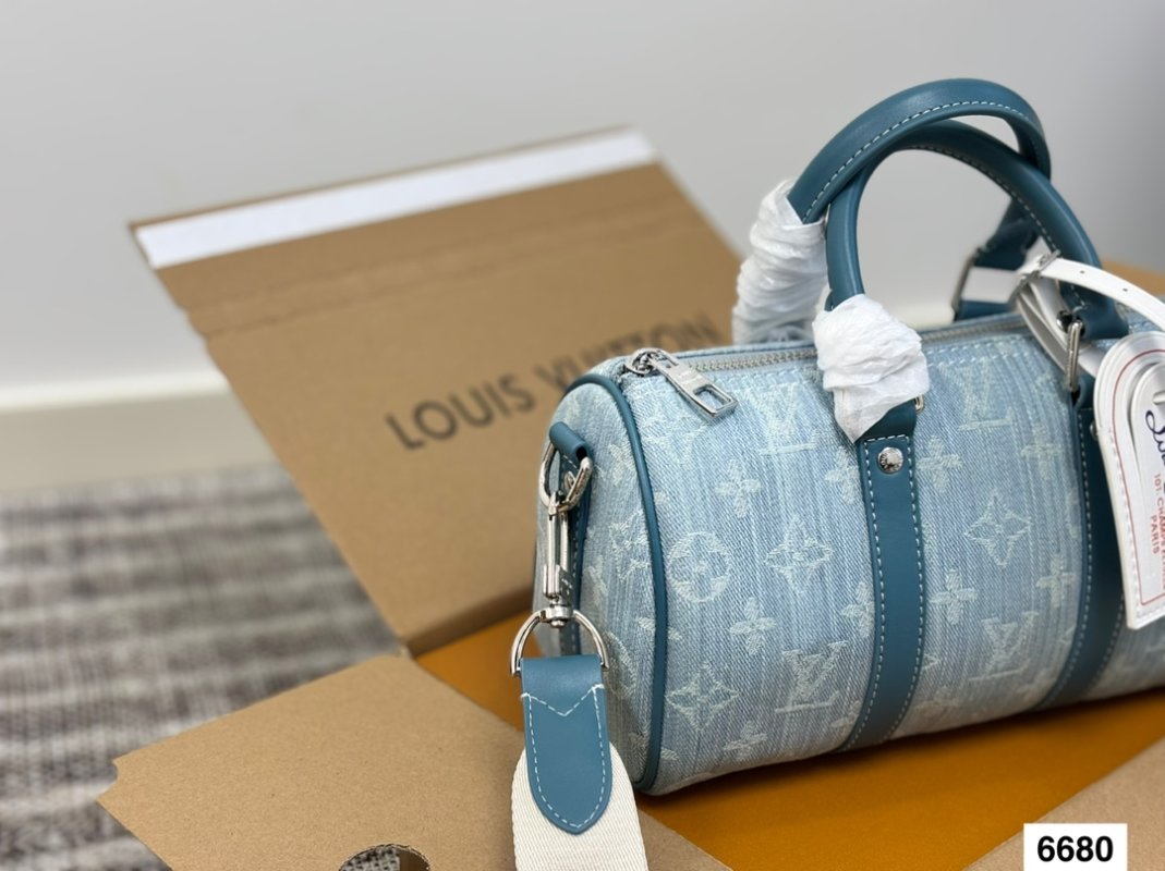 Louis Vuitton Denim Pillow Bag Blue view