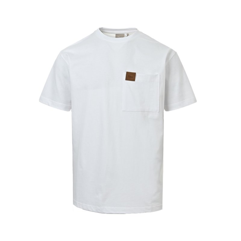 Essentials White Short Sleeve T-Shirt with Chest Logo view