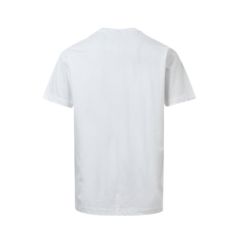 Essentials White Short Sleeve T-Shirt with Chest Logo view