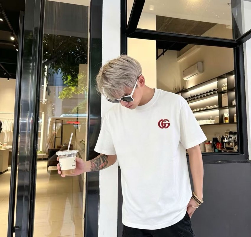 Gucci GG Logo White T-Shirt