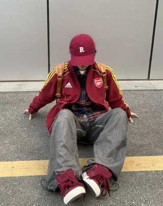 Adidas Arsenal Track Jacket Maroon Red