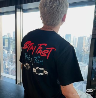 Essentials Stay Fast Black T-Shirt