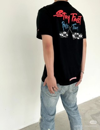 Essentials Stay Fast Black T-Shirt view 5