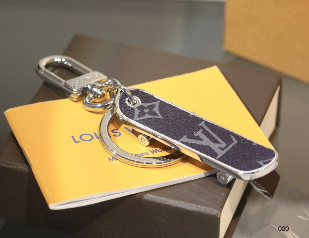 Louis Vuitton Monogram Skateboard Keychain Gold Hardware