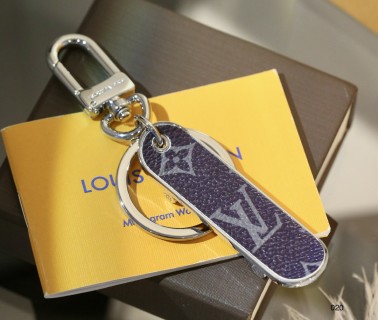 Louis Vuitton Monogram Skateboard Keychain Gold Hardware view 2