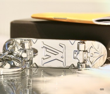 Louis Vuitton Monogram Skateboard Keychain Gold Hardware view 7