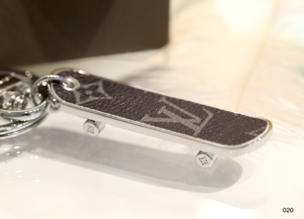 Louis Vuitton Monogram Skateboard Keychain Gold Hardware view 9