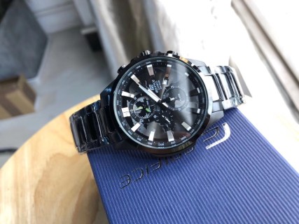 Casio EFR303 Black Chronograph Multi-Function Steel Watch view 3