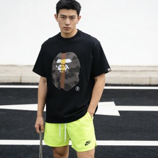 Black Graphic Bear Print T-Shirt view 4