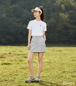 White Short Sleeve T-Shirt with Embroidered Logo view 2