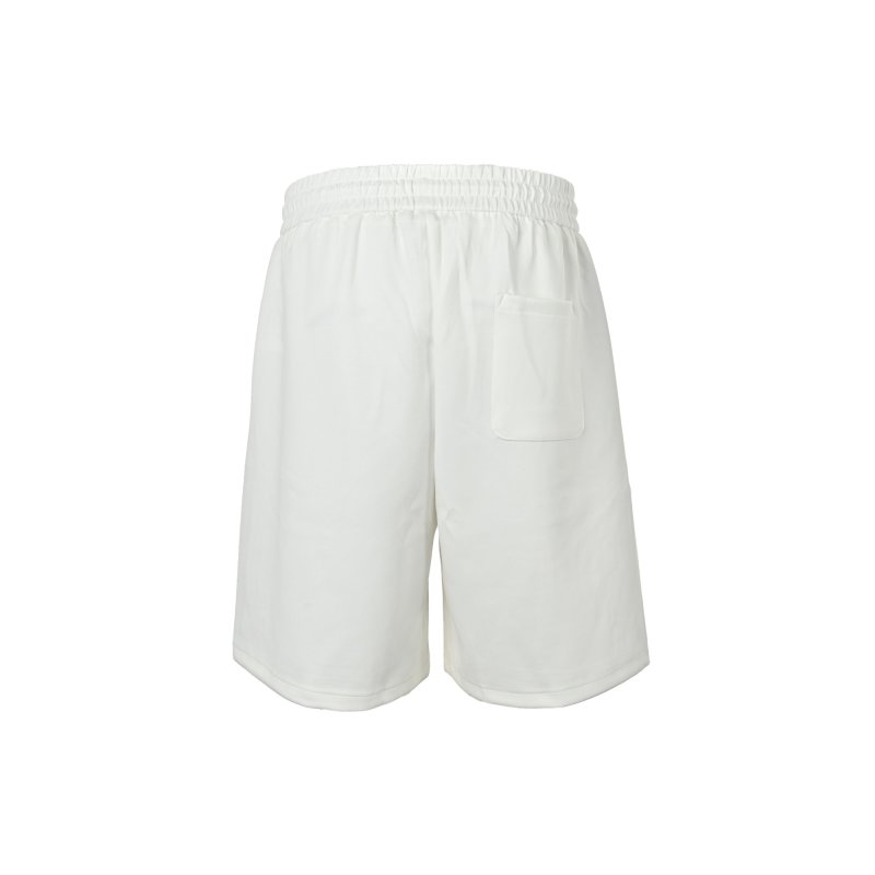 Prada White Shorts with Logo Print view