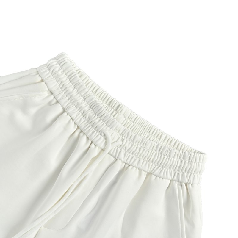 Prada White Shorts with Logo Print view