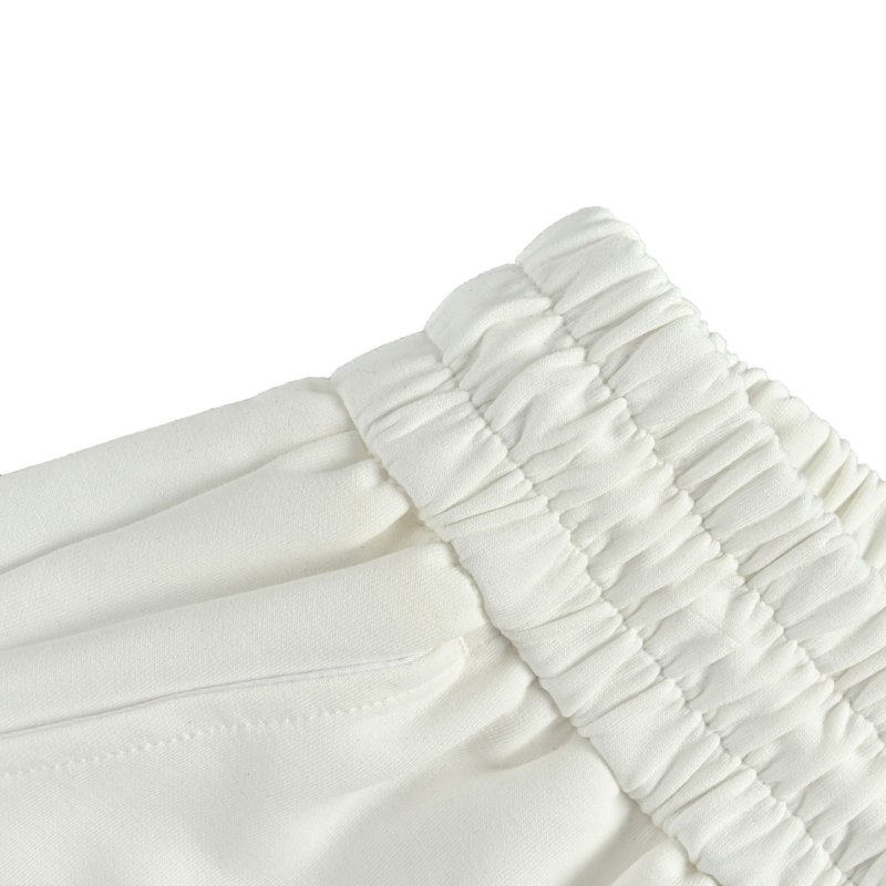 Prada White Shorts with Logo Print view