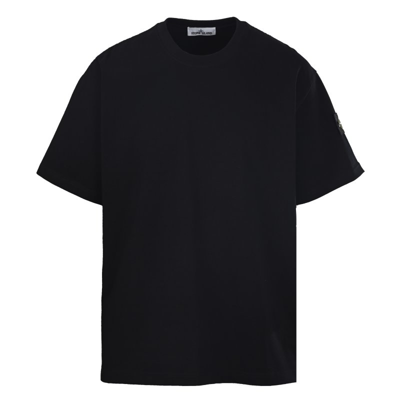 Stone Island Compass Logo Black T-Shirt view