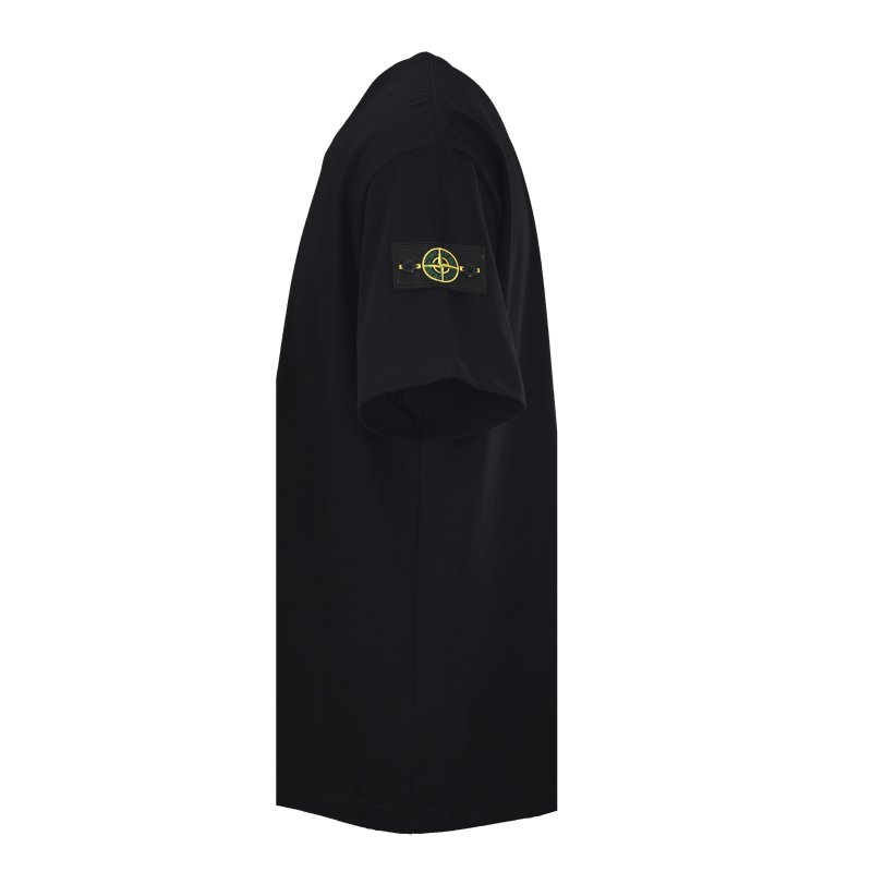 Stone Island Compass Logo Black T-Shirt view