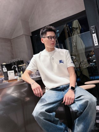 Burberry EKD Logo Cream T-Shirt view 8