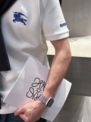 Burberry EKD Logo Cream T-Shirt view 9