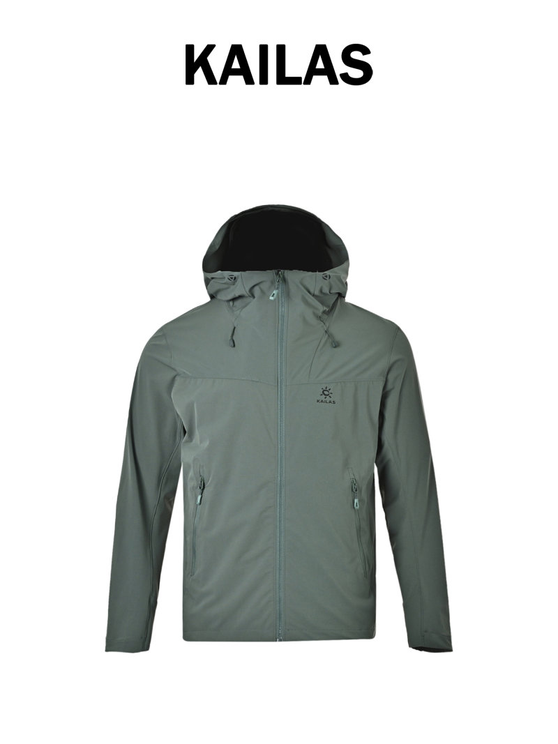 Kailas M8-LT Lightweight Outdoor Softshell Hiking Jacket Sage