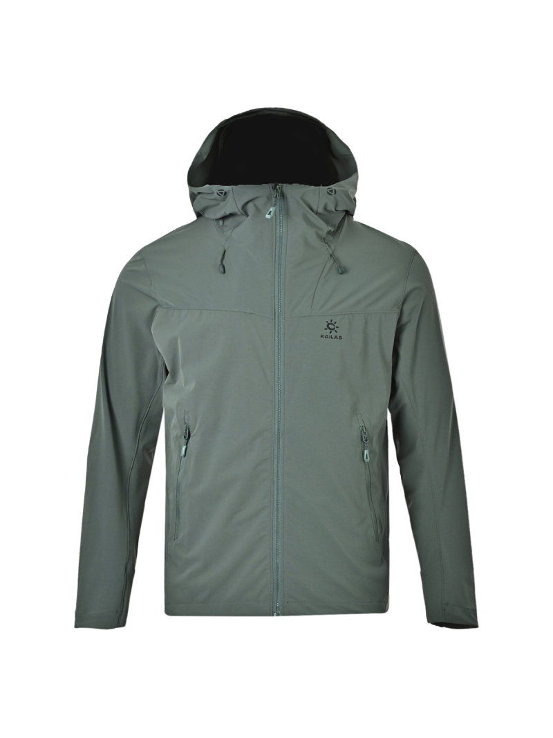 Kailas M8-LT Lightweight Outdoor Softshell Hiking Jacket Sage view