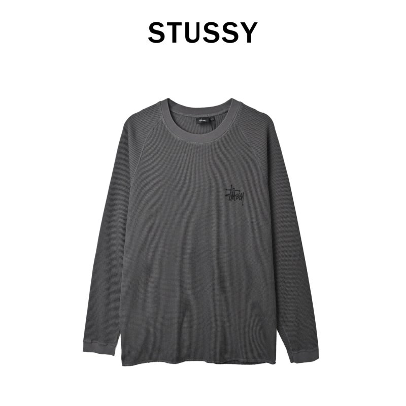 Stüssy Black Graphic Long Sleeve T-Shirt view