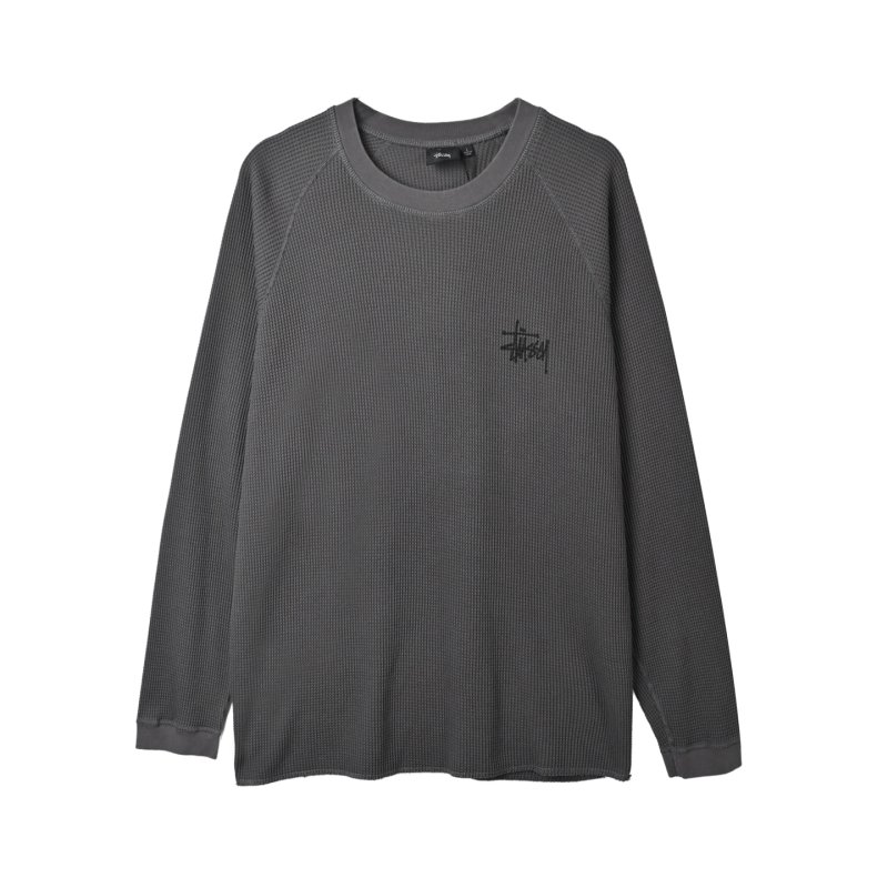 Stüssy Black Graphic Long Sleeve T-Shirt view