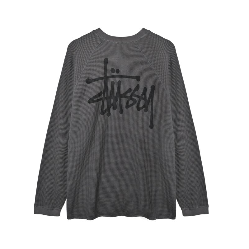 Stüssy Black Graphic Long Sleeve T-Shirt view
