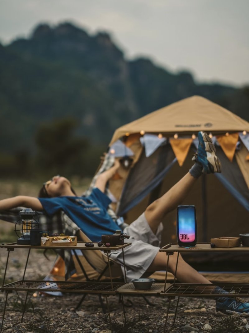 JBL Pulse Portable Bluetooth Speaker Blue view