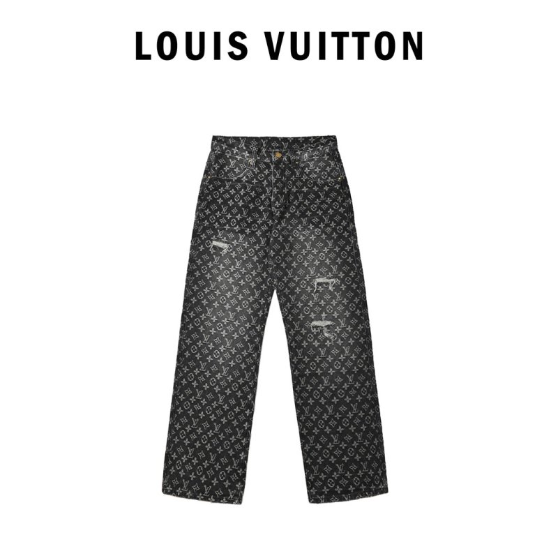Louis Vuitton Monogram Canvas Jeans - Black view