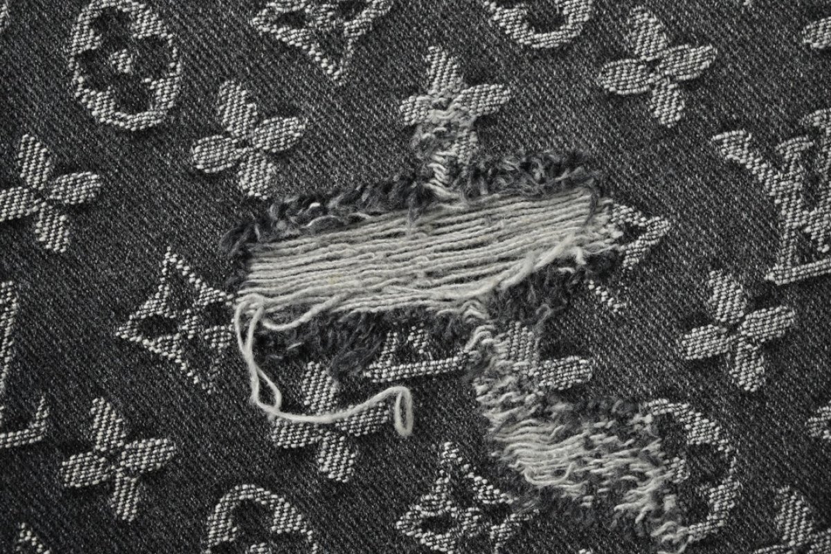 Louis Vuitton Monogram Canvas Jeans - Black view