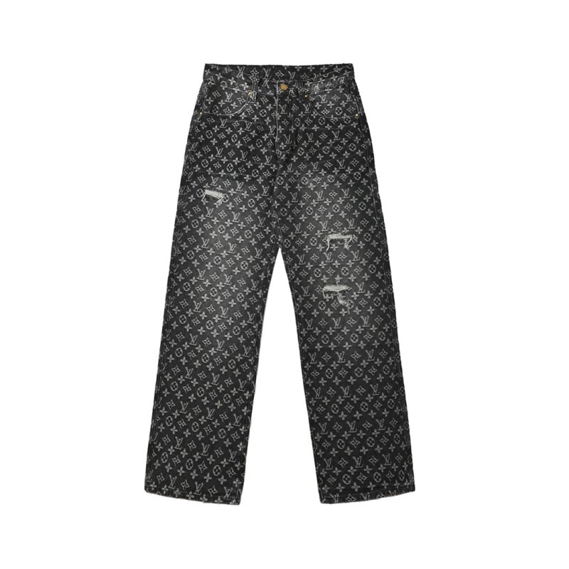 Louis Vuitton Monogram Canvas Jeans - Black view