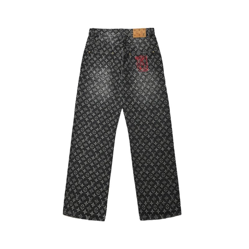 Louis Vuitton Monogram Canvas Jeans - Black view