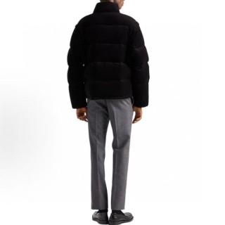 Prada Black Corduroy Down Jacket view 9